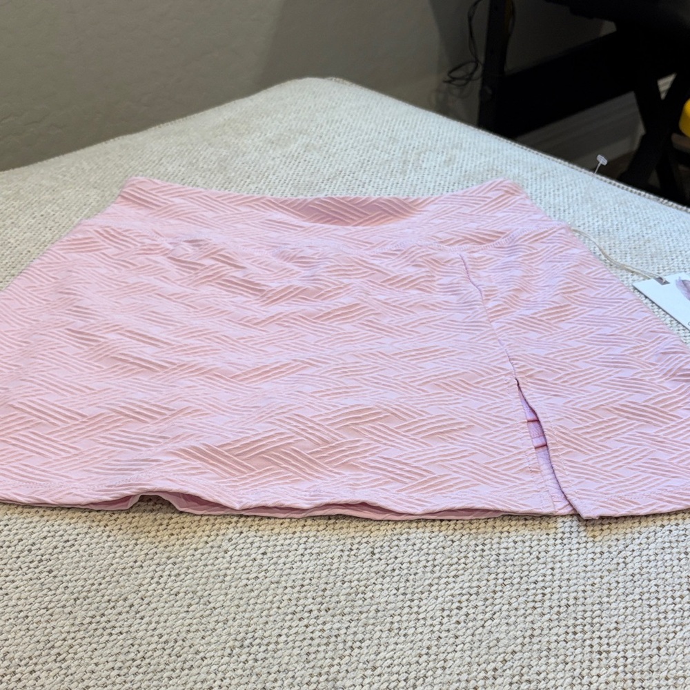Jessica Simpson Pink Textured Skort